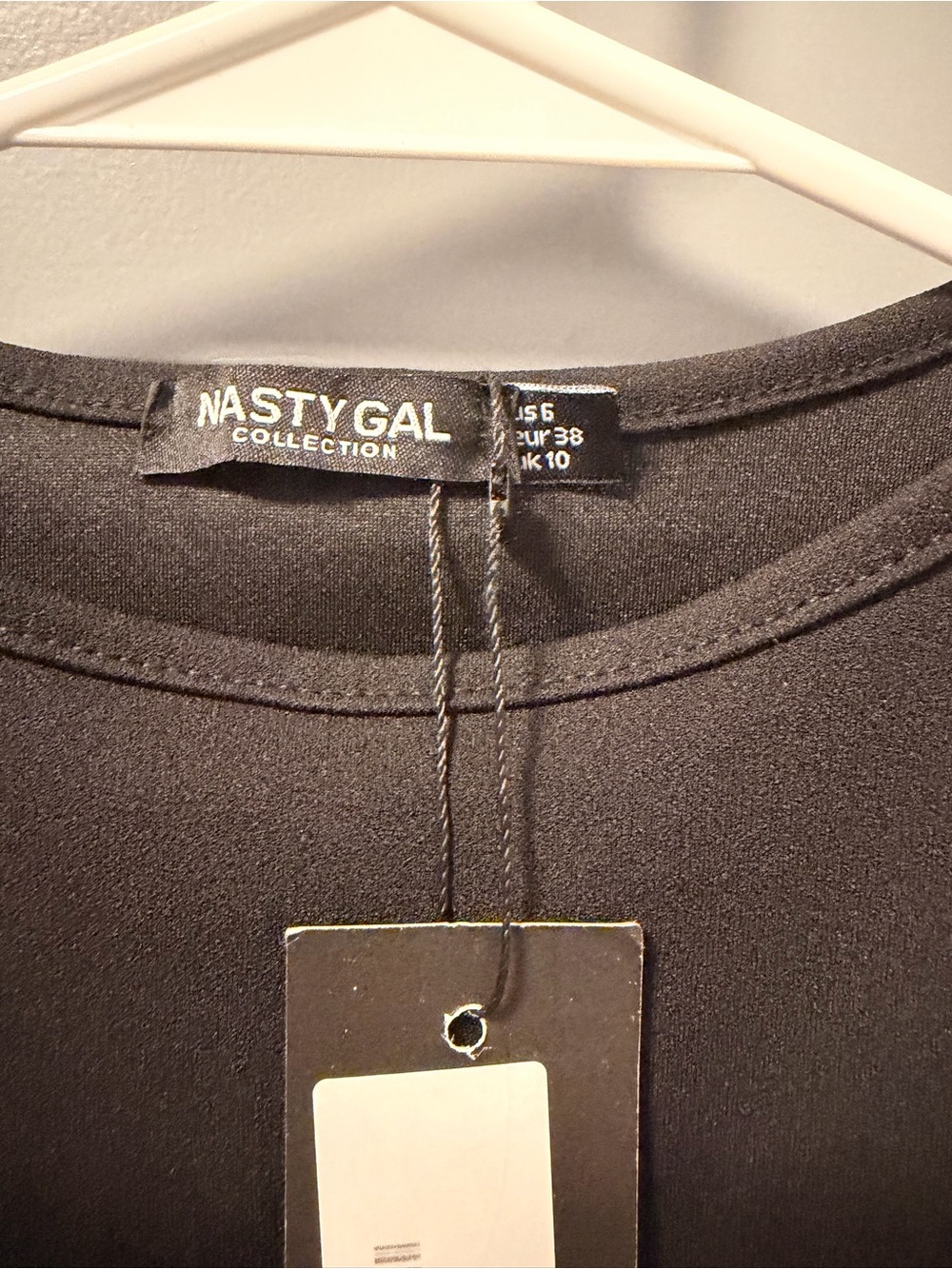 Nasty Gal “Corset the Tone” Mesh Crop Top SIZE 6 - Picture 2 of 8
